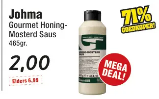 Aanbieding: Gourmet Honing-Mosterd Saus