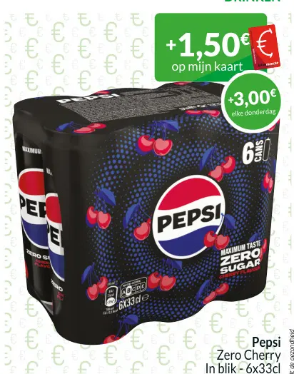 Aanbieding: Pepsi Zero Cherry