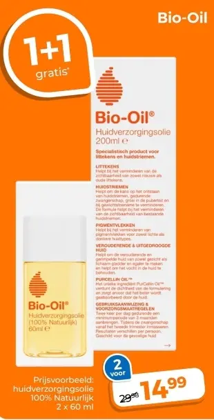 Aanbieding: Huidverzorgingsolie