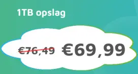 Aanbieding: Toshiba Canvio Flex 1TB