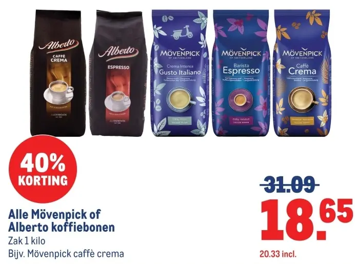 Aanbieding: Koffiebonen