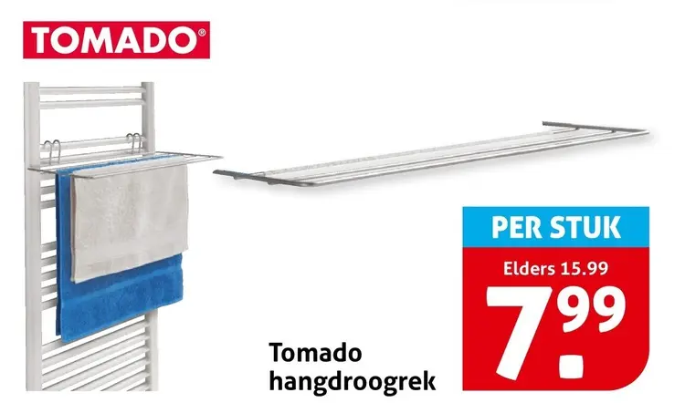 Aanbieding: Tomado hangdroogrek