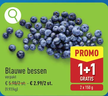 Promotie: Blauwe bessen
