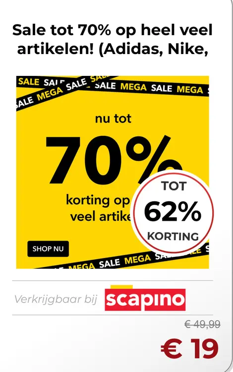 Aanbieding: Sale