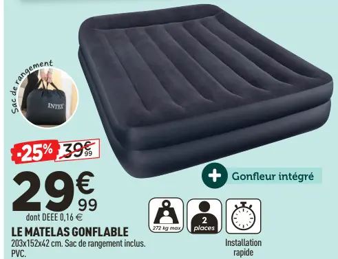 Offre: Le matelas gonflable