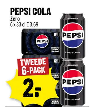 Aanbieding: PEPSI COLA Zero