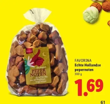 Aanbieding: Echte Hollandse pepernoten