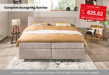 Aanbieding: Sunrise boxspring greige
