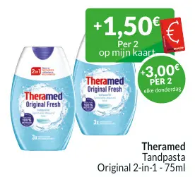 Promotie: Tandpasta Original 2-in-1