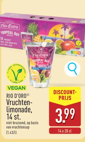 Promotie: Vruchtenlimonade Tropical Bay