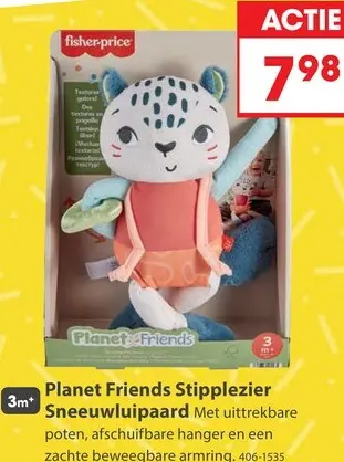 Aanbieding: Planet Friends Stipplezier Sneeuwluipaard