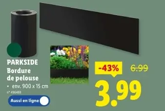 Offre: Bordure de pelouse