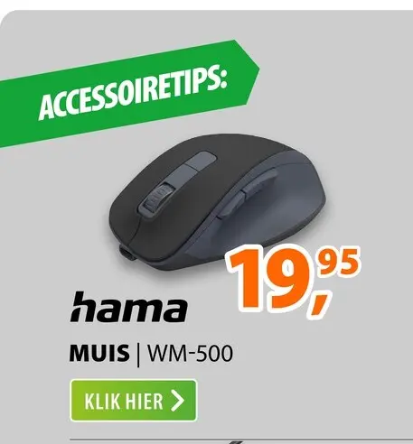 Aanbieding: Hama WM-500 Zwart