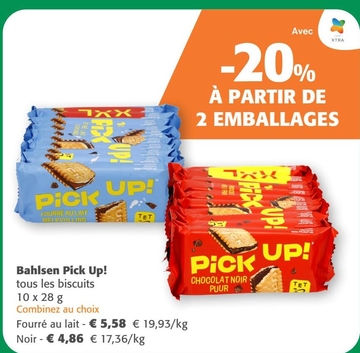 Offre: Bahlsen Pick Up! biscuits