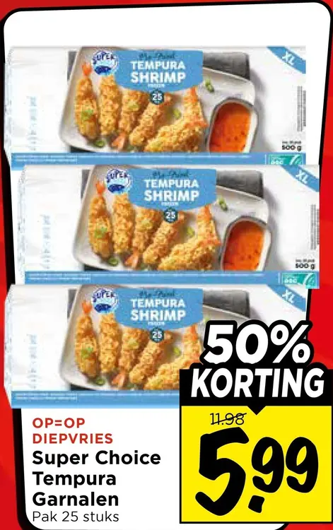 Aanbieding: Tempura Garnalen