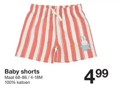 Aanbieding: Baby shorts