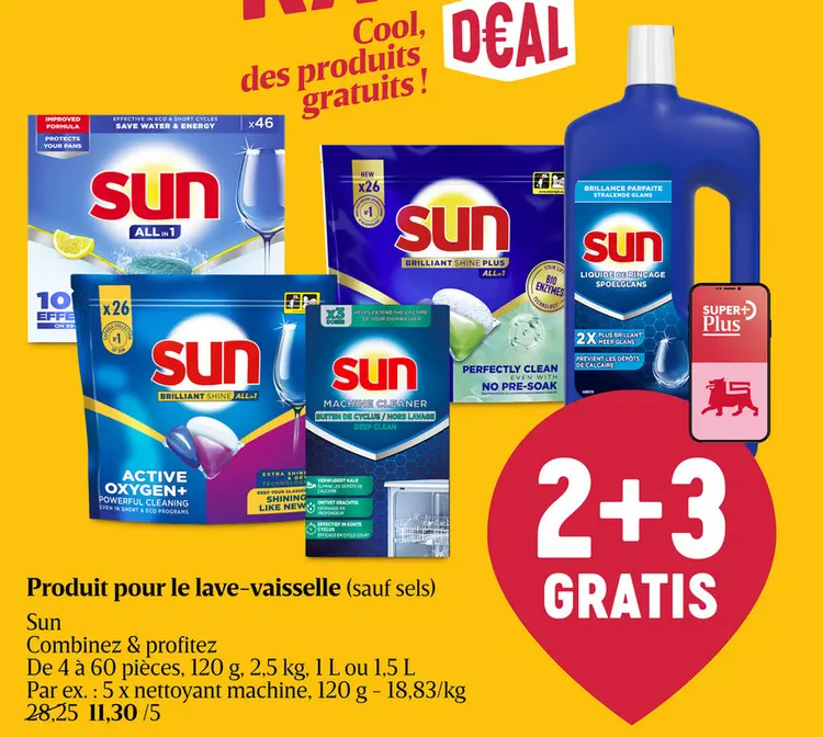 Offre: Nettoyant lave-vaisselle | Regular | 3X40 g