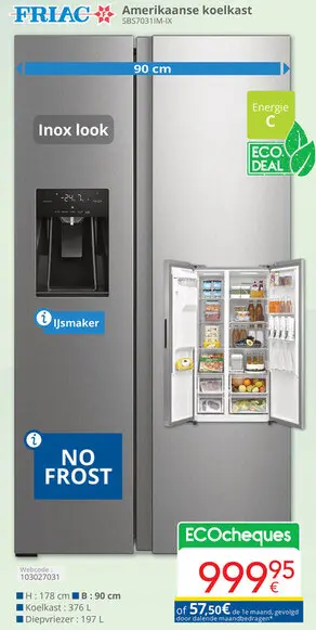 Promotie: Amerikaanse koelkast