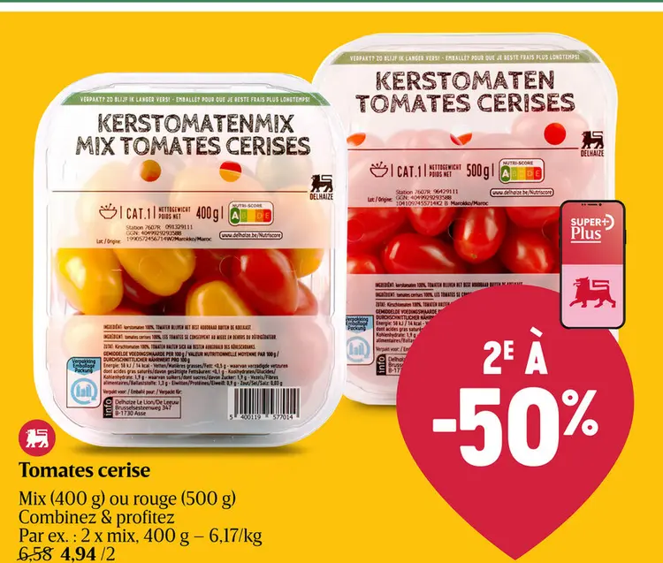 Offre: Tomates cerise