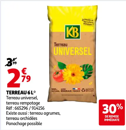 Promotie: Terreau