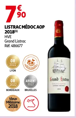 Offre: Listrac médoc aop