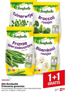 Aanbieding: Alle Bonduelle Vriesverse groenten