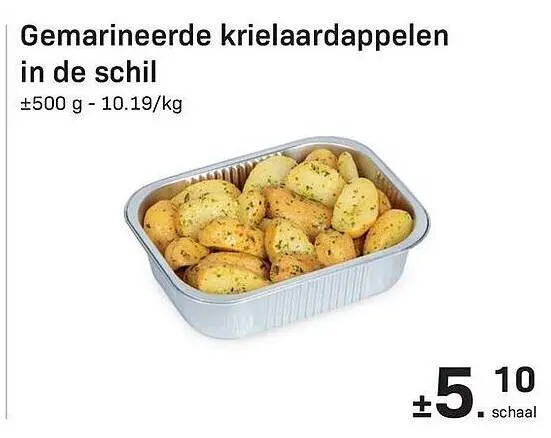 Promotie: Gemarineerde krielaardappelen