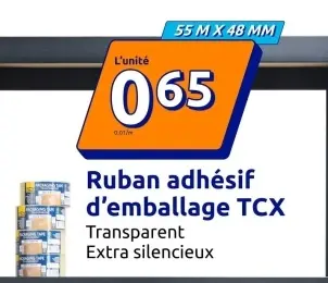 Offre: Ruban adhésif d'emballage TCX