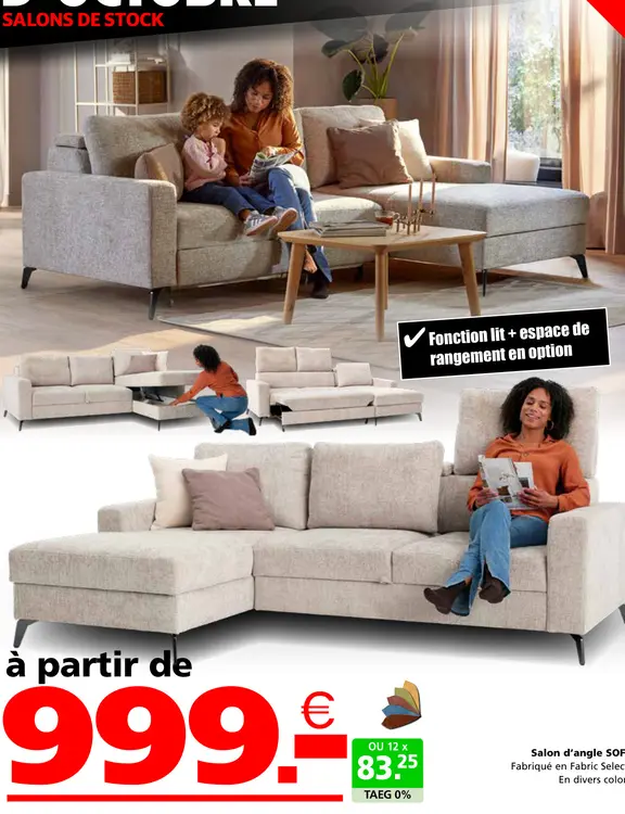 Offre: Salon d'angle SOFA