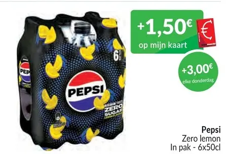 Promotie: Pepsi Zero lemon