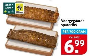 Aanbieding: Voorgegaarde spareribs