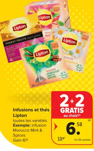 Offre: Infusions et thés