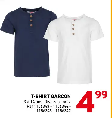 Offre: T-shirt garcon