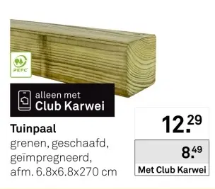 Aanbieding: Tuinpaal