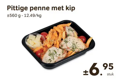 Promotie: Pittige penne met kip