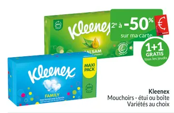 Offre: Kleenex Mouchoirs - étui ou boîte