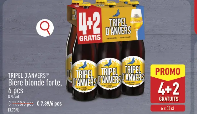 Offre: Bière blonde forte