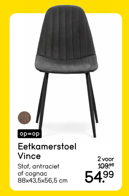 Aanbieding: Eetkamerstoel Vince