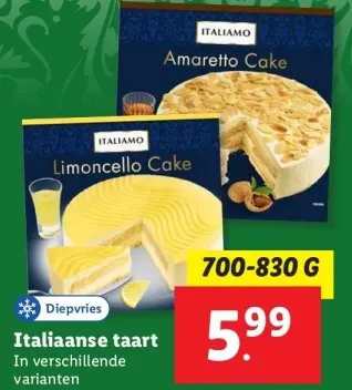 Aanbieding: Italiaanse taart