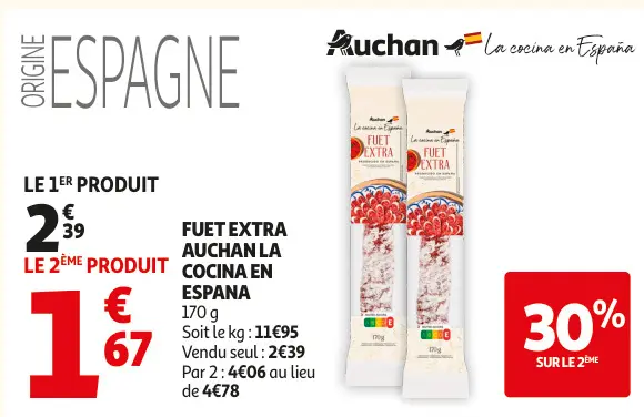 Promotie: Fuet extra