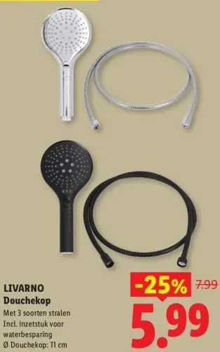 Aanbieding: Douchekop
