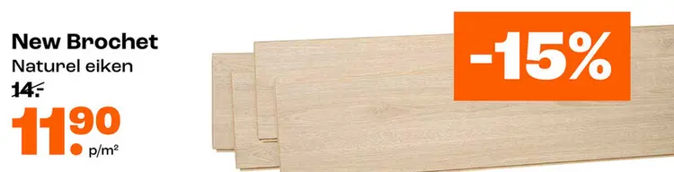 Aanbieding: New Brochet Naturel eiken