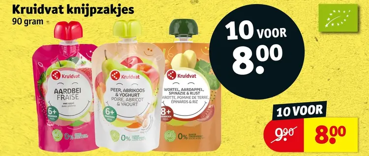 Aanbieding: Knijpzakjes