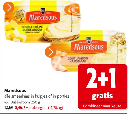 Promotie: Smeerkaas in kuipjes of in porties