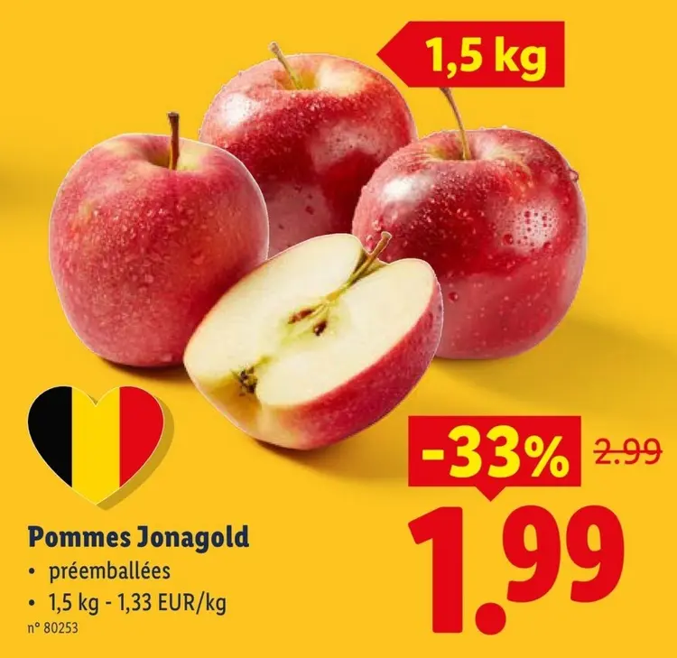 Offre: Pommes Jonagold