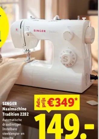 Aanbieding: Naaimachine Tradition 2282