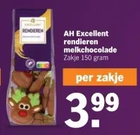 Aanbieding: Rendieren melkchocolade