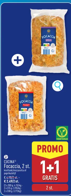 Promotie: Focaccia