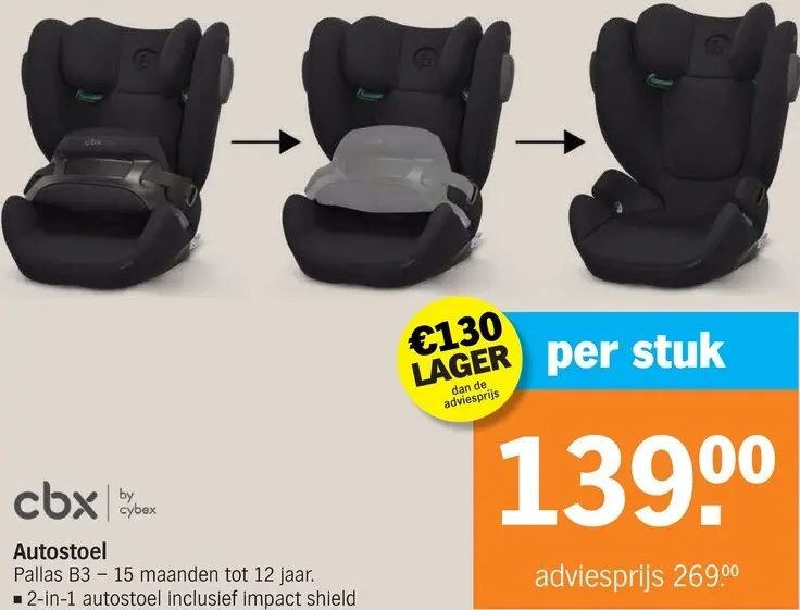 Promotie: Autostoel Pallas B3