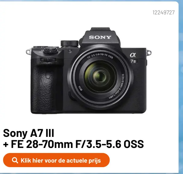 Promotie: A7 iii